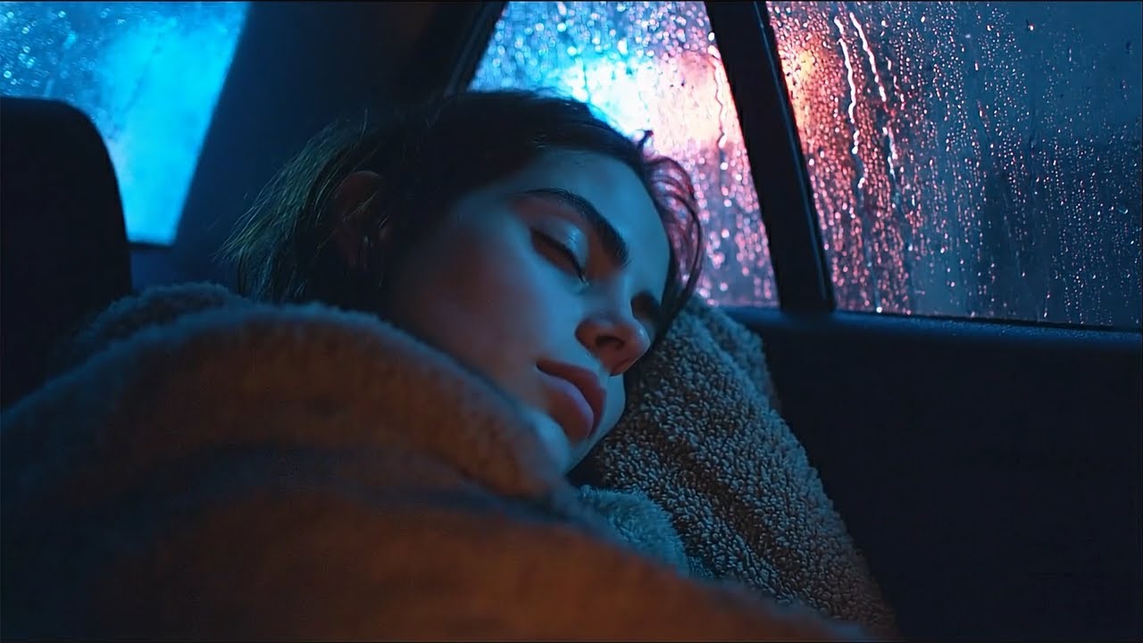 Sleep in Minutes 🌧️ Rain Inside a Car & Soft Thunder | Relaxing ASMR for Anxiety