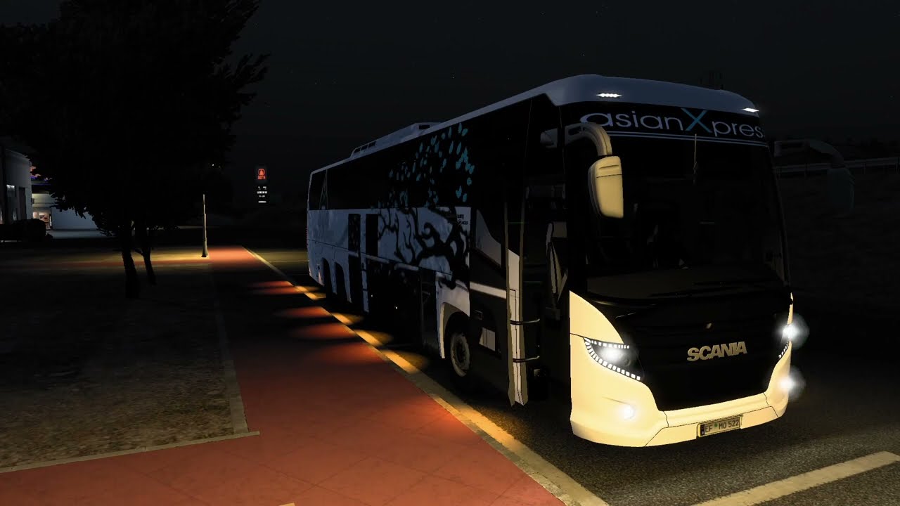 Euro Truck Simulator 2 [ SCANIA TOURING ] Nuevo DLC Coaches / Buses / Volante PXN / Mods