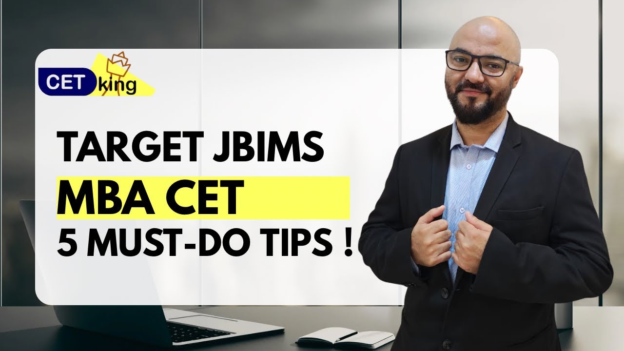 TargetJBIMS - 5 things to do in CET | MBA CET 2026