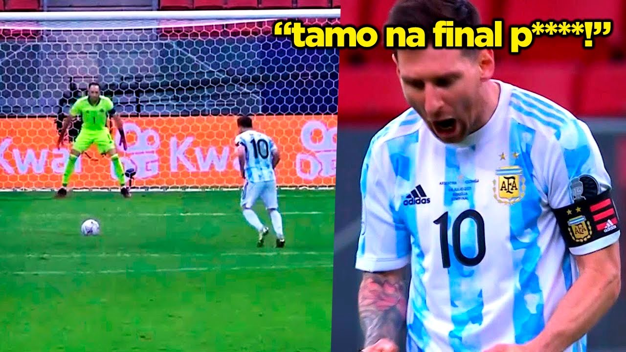 MESSI JOGA MUITO, NÃO PIPOCA NO PÊNALTI E CARREGA ARGENTINA PRA FINAL!! MESSI VS. COLÔMBIA!!