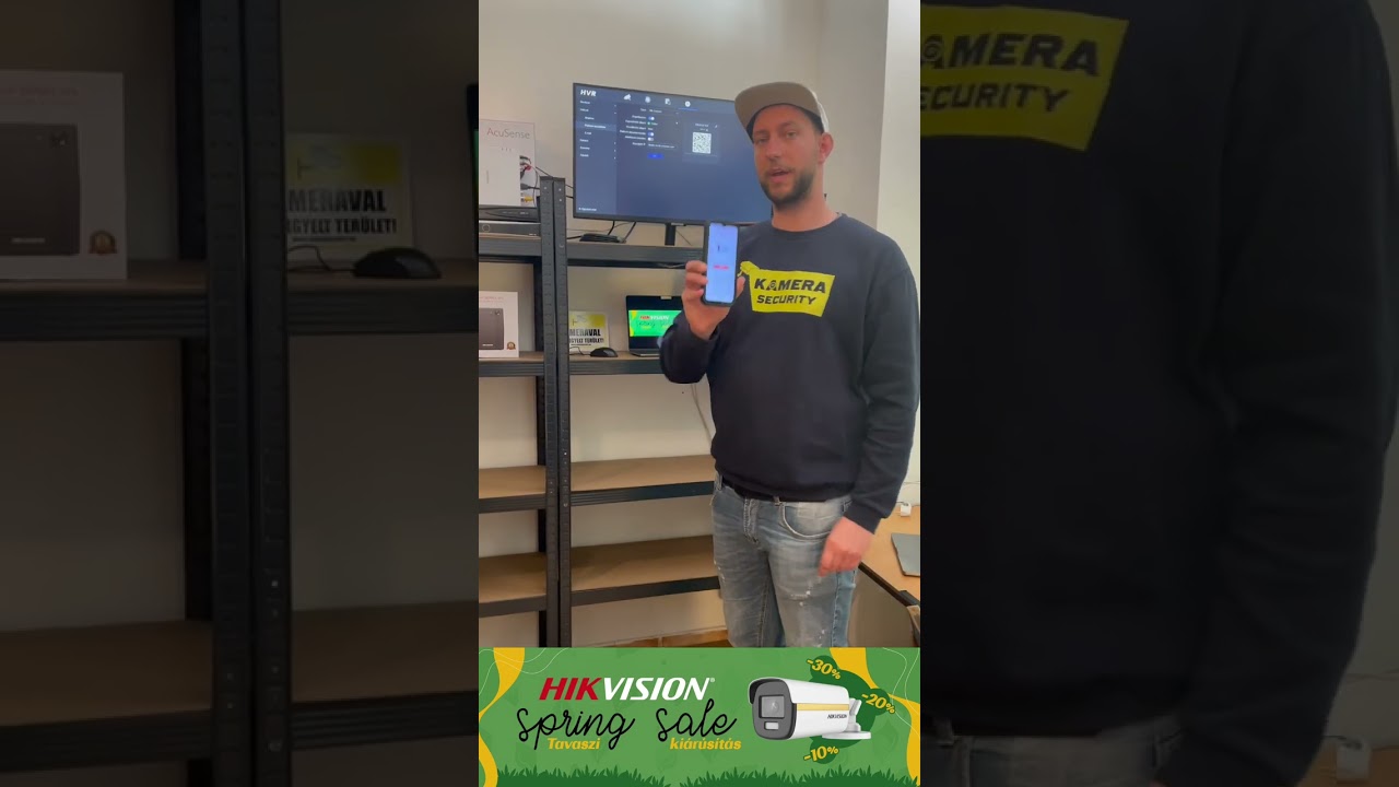 Hikvision rögzítő párosítása telefonnal! Hik-Connect csatlakoztatási bemutató