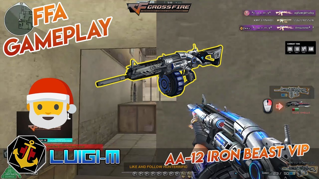 CROSSFIRE | VIP AA12 IRON BEAST (SLUG) | FFA GAMEPLAY | CROSSFIRE PHILIPPINES