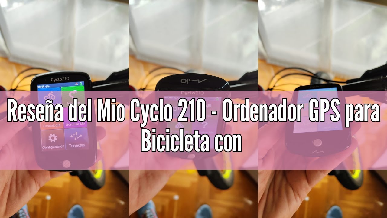 Review Mio Cyclo 210 Fietsnavigatie, zwart