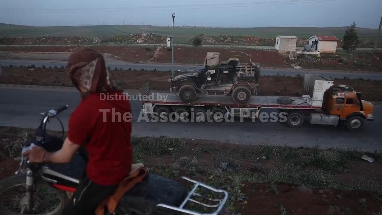 US troops complete their withdrawal from an air base in Syria