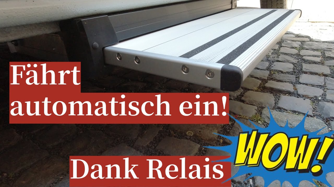 Professionelle Montage der Thule Slide Out 700 Trittstufe inkl. Relais!
