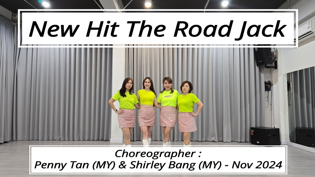 FLOW | New Hit The Road Jack | LINE DANCE | High Beginner | Penny Tan & Shirley Bang