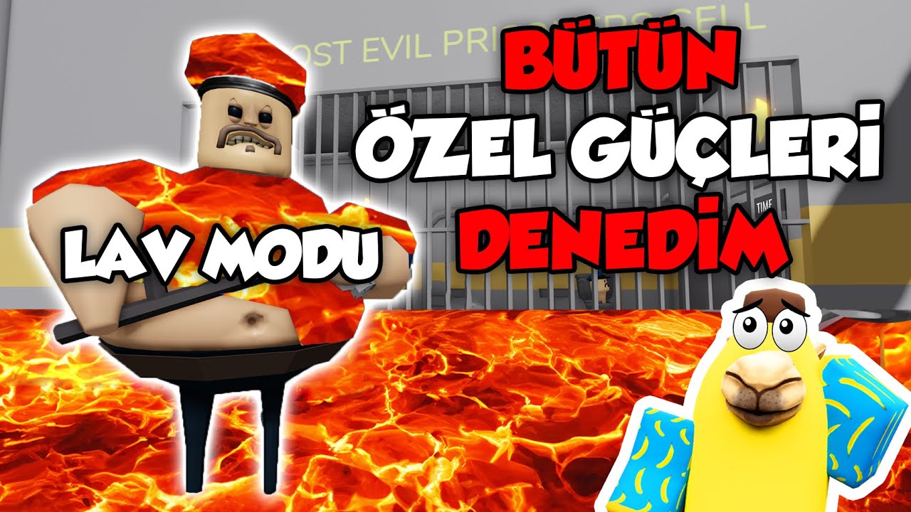OYUNU BOZDUM! LAV MODUNDA BARRY Hapishanesinden Kaçtım!