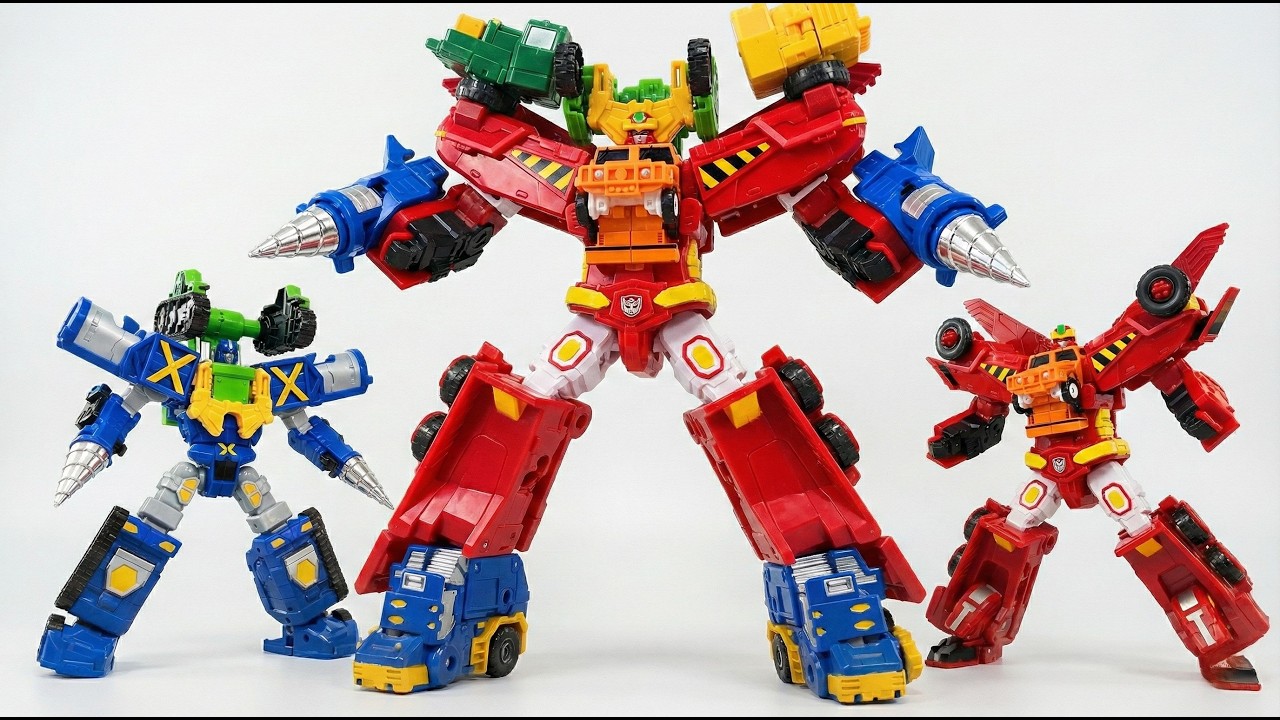 헬로카봇 하이퍼빌디언 3단 합체! 중장비 로봇의 전설 | Hello Carbot Hyper Buildian Review