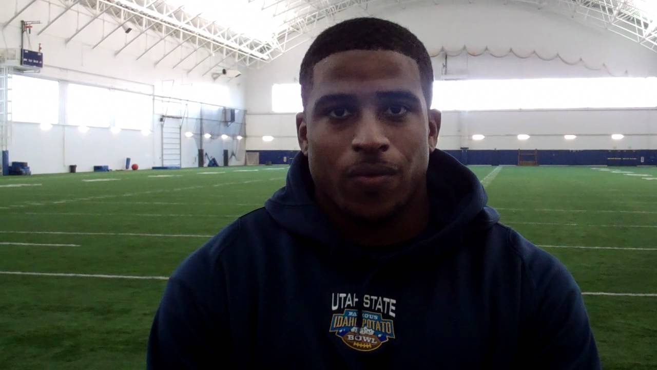 Utah State Football's Bobby Wagner Post-Practice Interview.MP4
