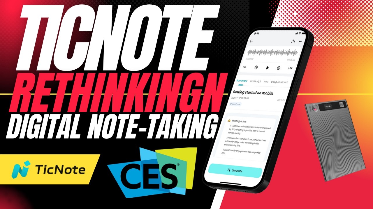 TicNote: Rethinking Digital Note-Taking CES 2026