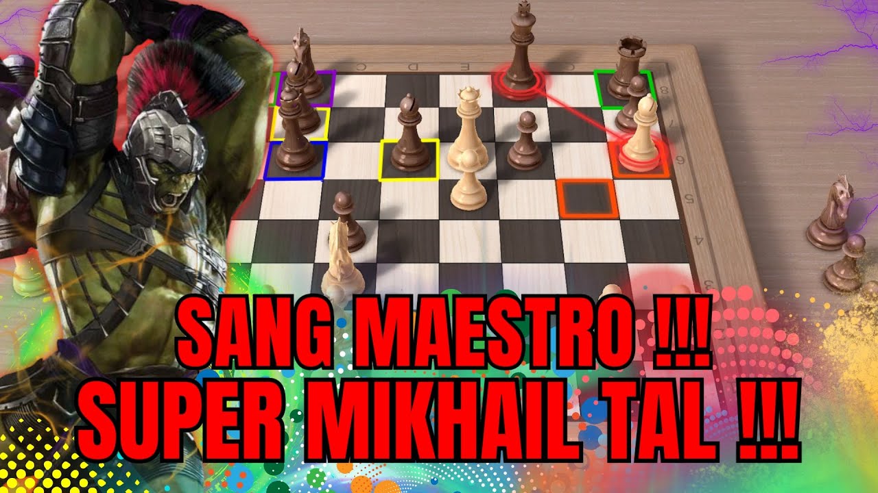 SKAKMAT KEREN DARI KORBAN KORBAN BY MIKHAIL TAL !!!