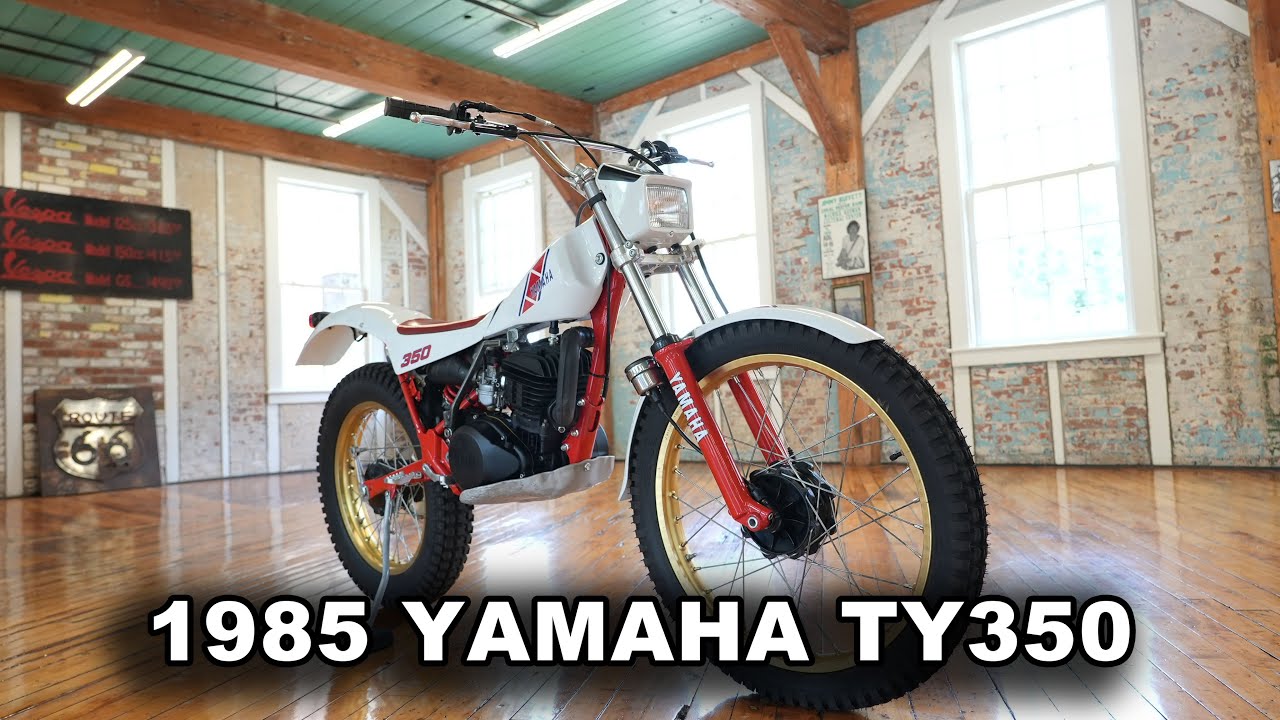 1985 YAMAHA TY350 Rare Classic Trials Bike