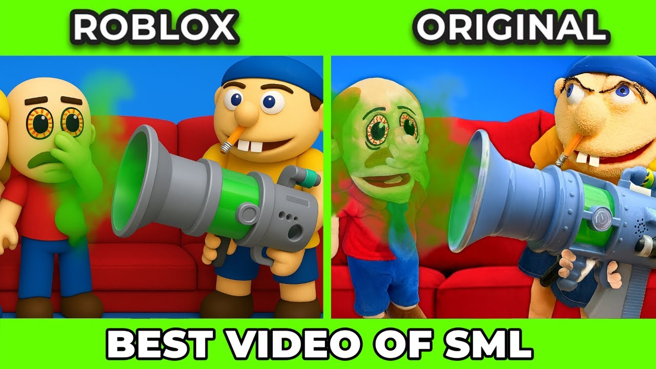 SML Movie vs SML ROBLOX: BEST SML VIDEOS ! Side by Side #35