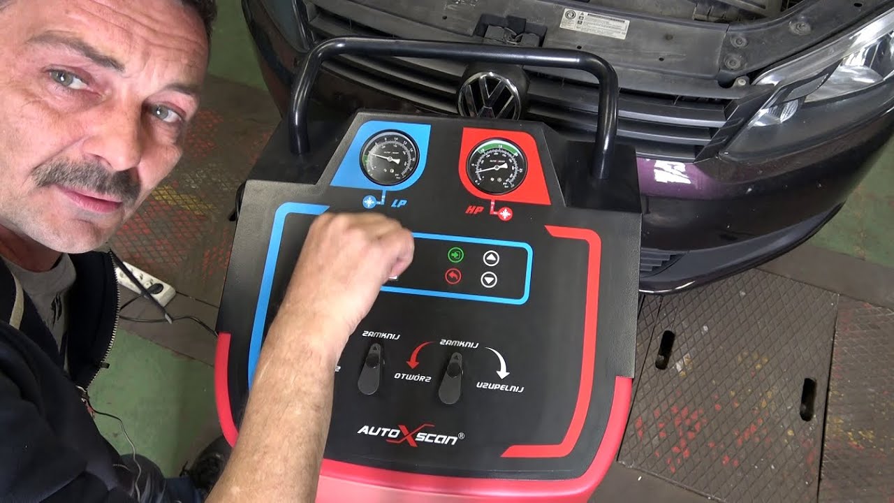 X930pro maszyna p&oacute;łautomatyczna do obsługi klimatyzacji. Prosta i łatwa w obsłudze. Instrukcja