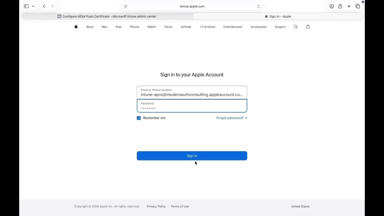 How to Setup APNS Certificate in Microsoft Intune | Apple MDM Push Certificate Step by Step