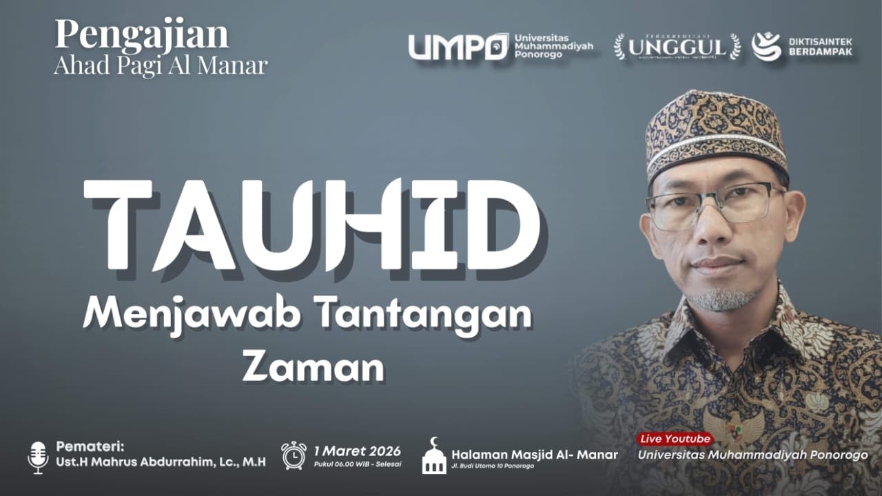 TAUHID - MENJAWAB TANTANGAN ZAMAN Ust. H Mahrus Abdurrahim. Lc., M.H