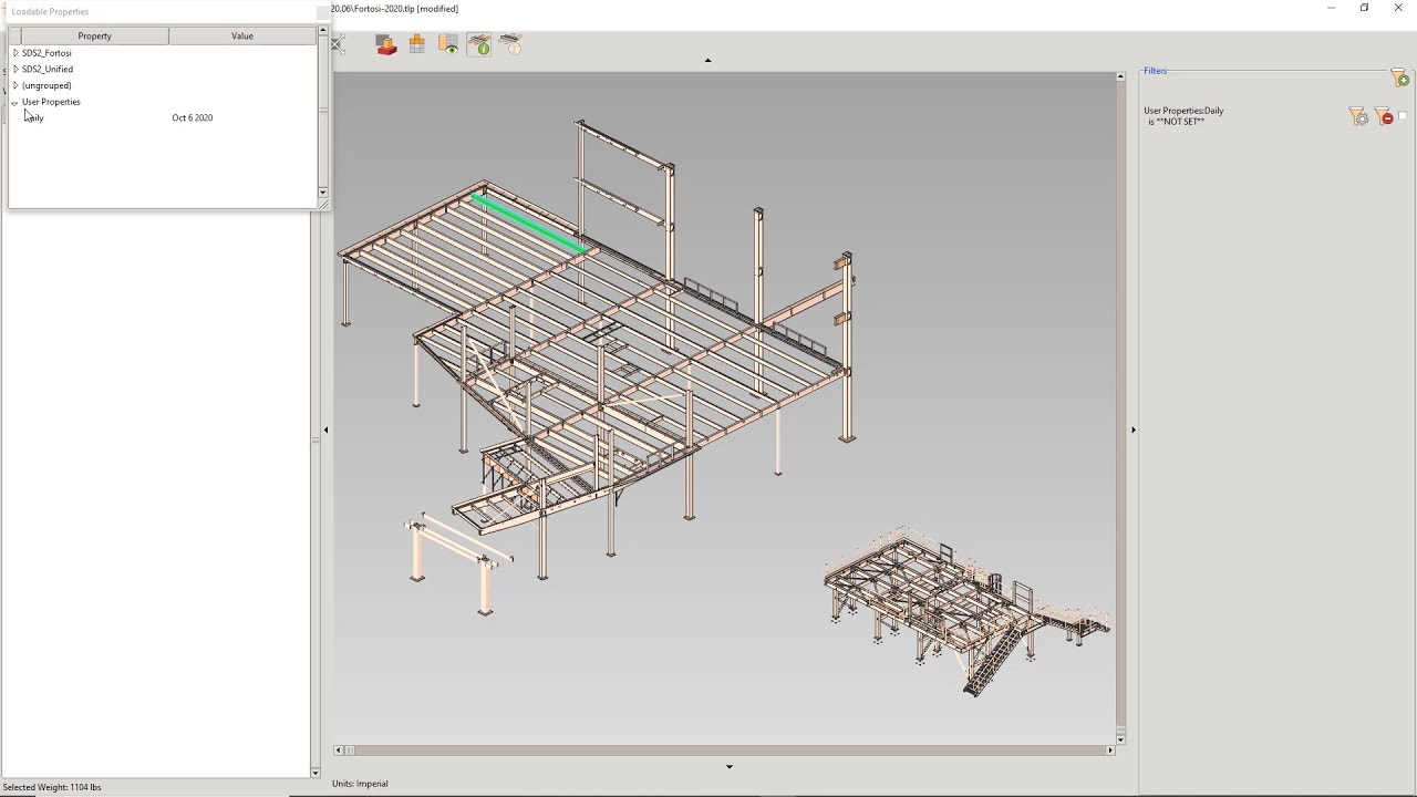 SDS2 Load Planning (Formerly Fortosi): User Properties