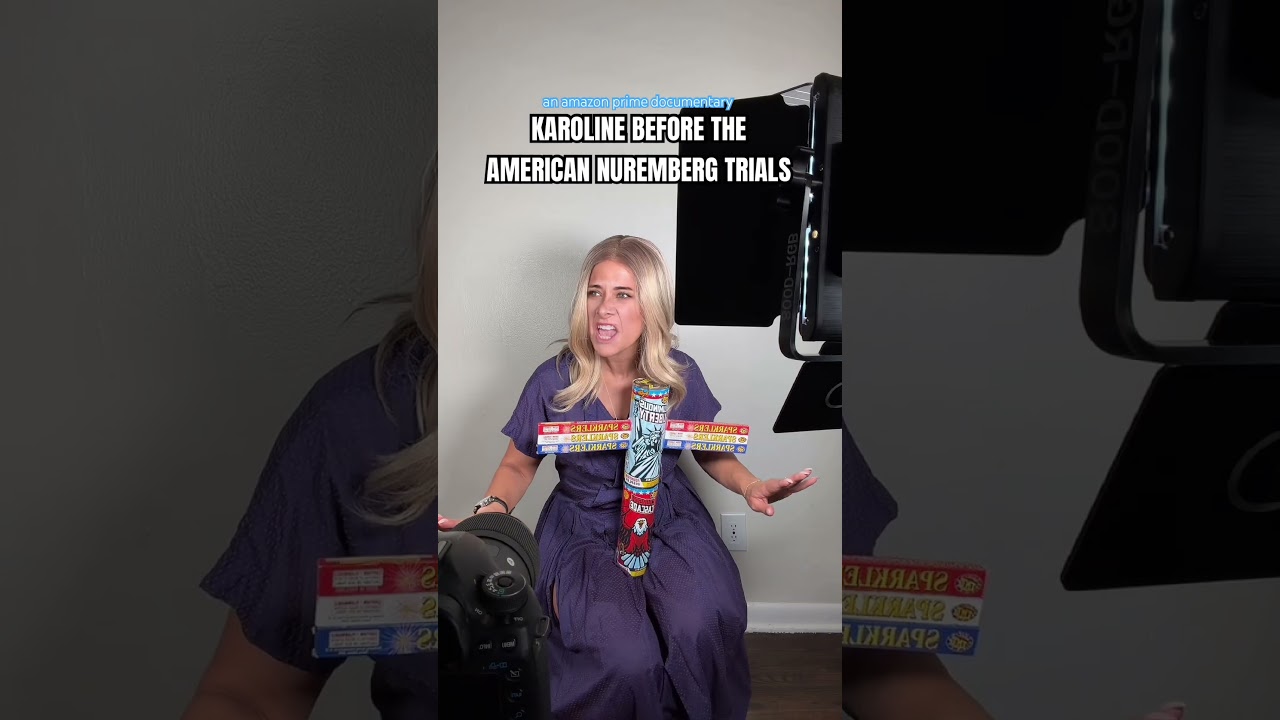 Реальные закулисные кадры интервью с #karolineleavitt перед Американским Нюрнбергским процессом.