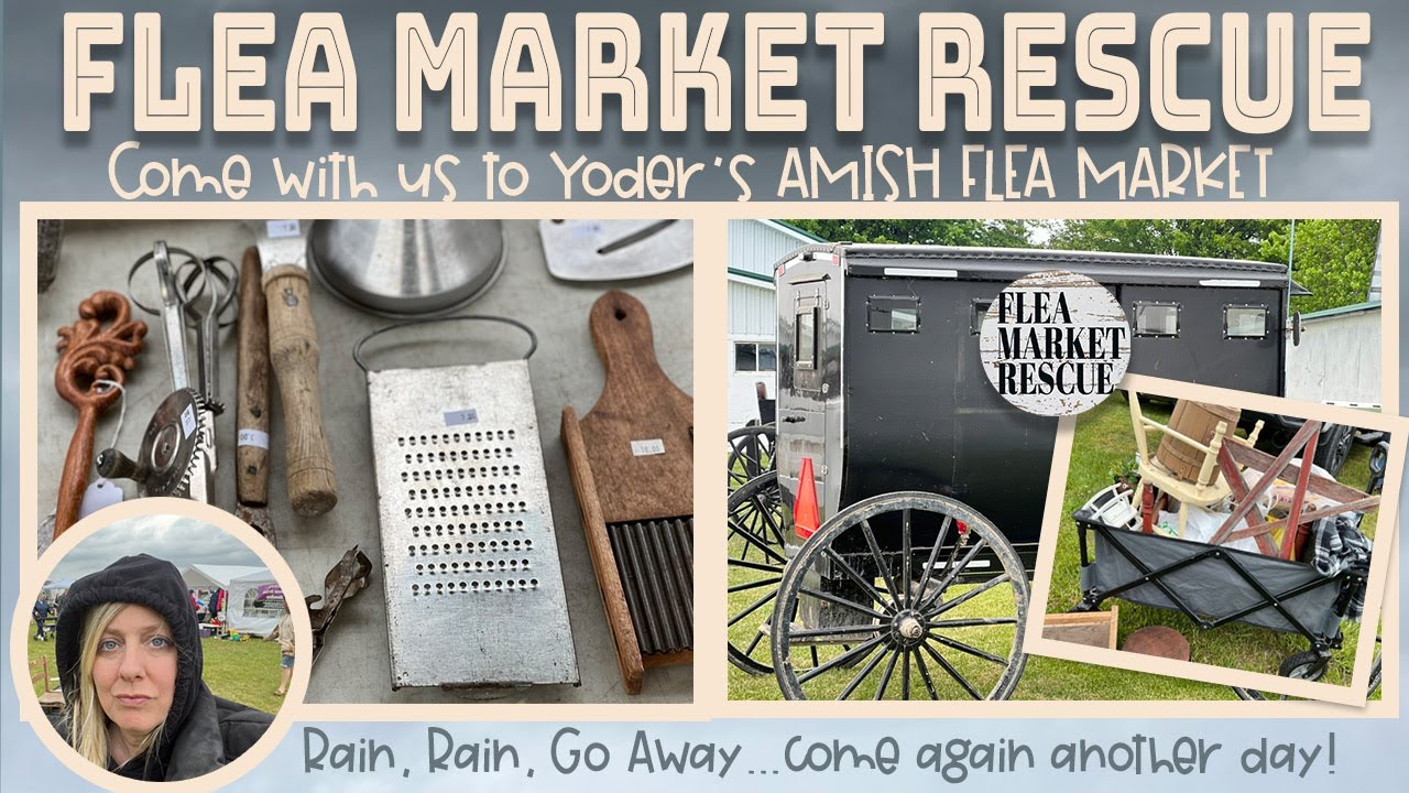 COME SHOP WITH ME AT YODER'S AMISH FLEA MARKET & CRAFT SHOW FOR FINDS!!!