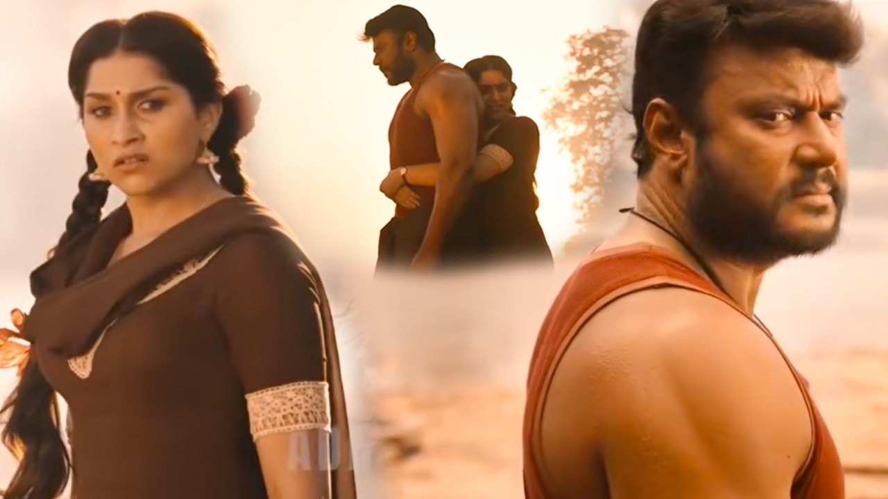 Darshan के लिए Aradhana Ram ने अपने परिवार को छोड़ दिया | Kaatera Movie Best Scene |