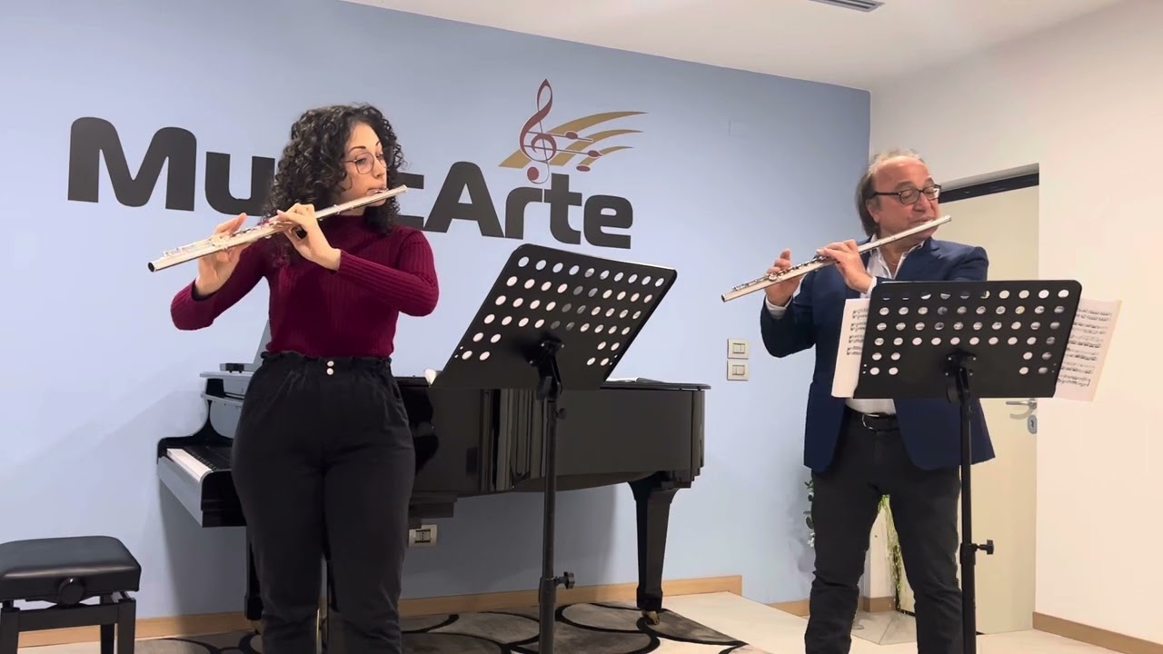 W. A. Mozart: Tre duetti da Zauberflöte, Maria Antonietta Fabiano e Michele Marasco, flauto