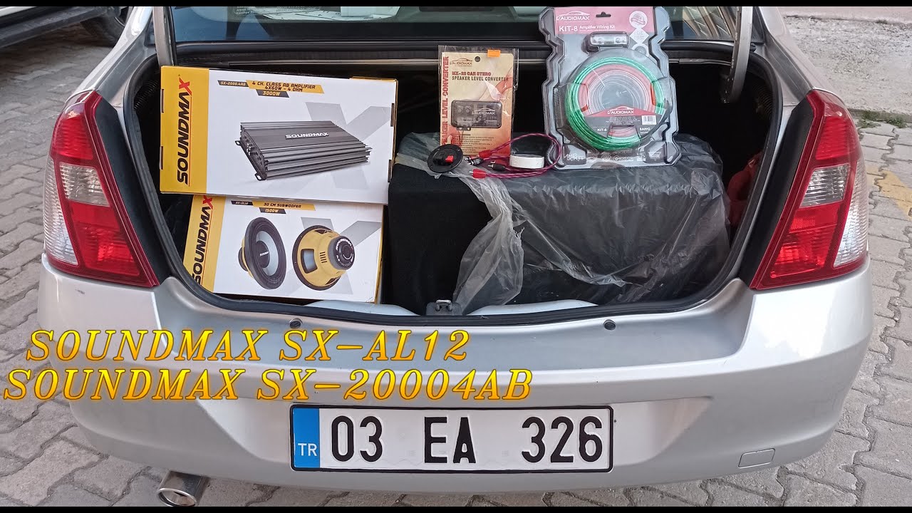 Clio' ya Subwoofer Ve Anfi Bağladım / Soundmax Subwoofer  / Pioneer