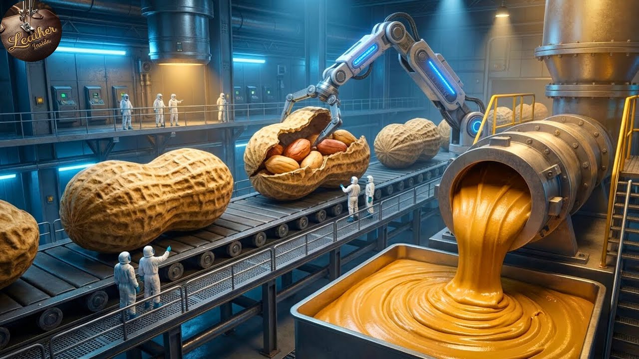 Nobody Shows You This: Inside the Peanut Butter Factory (Full Process ASMR)