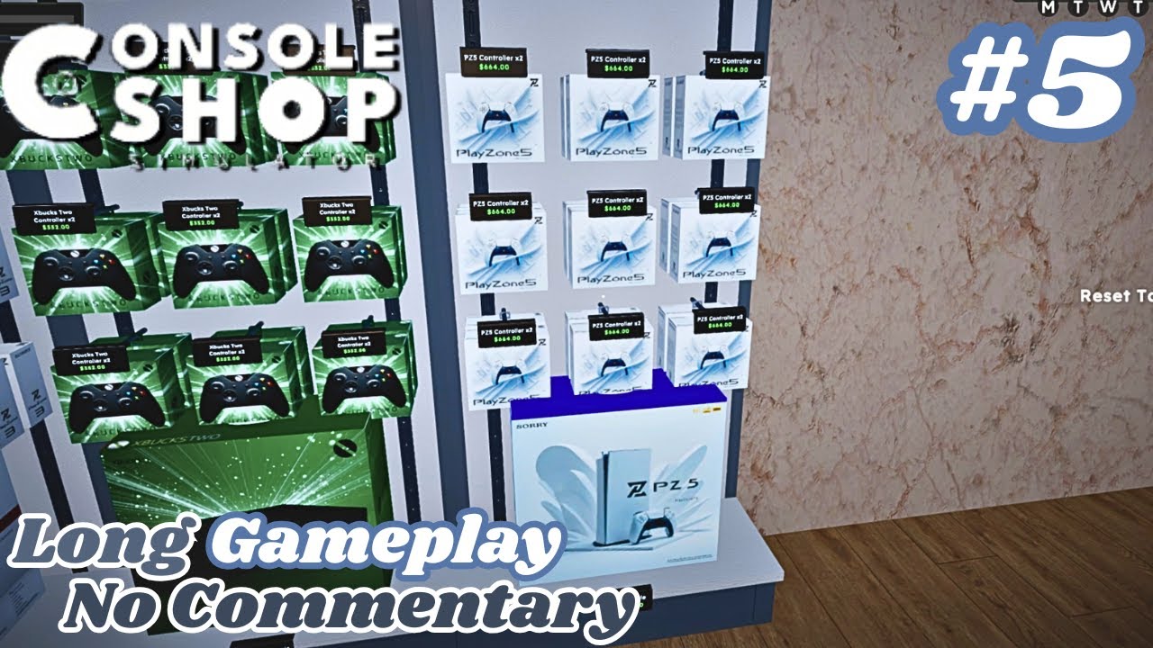 Console Shop Simulator | Part #5 | Long Gameplay No Commentary