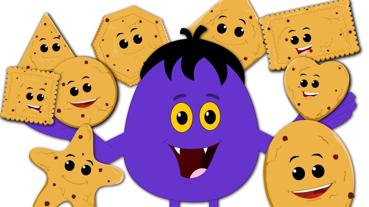 Cookies Shapes | Learning Video For Kids | Shapes Song | Nursery Rhymes