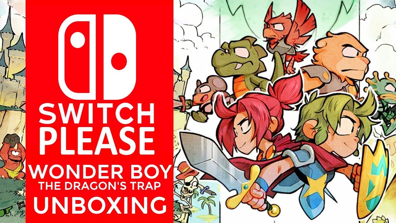 Wonder Boy: The Dragon's Trap - Launch Edition Unboxing (Nintendo Switch)