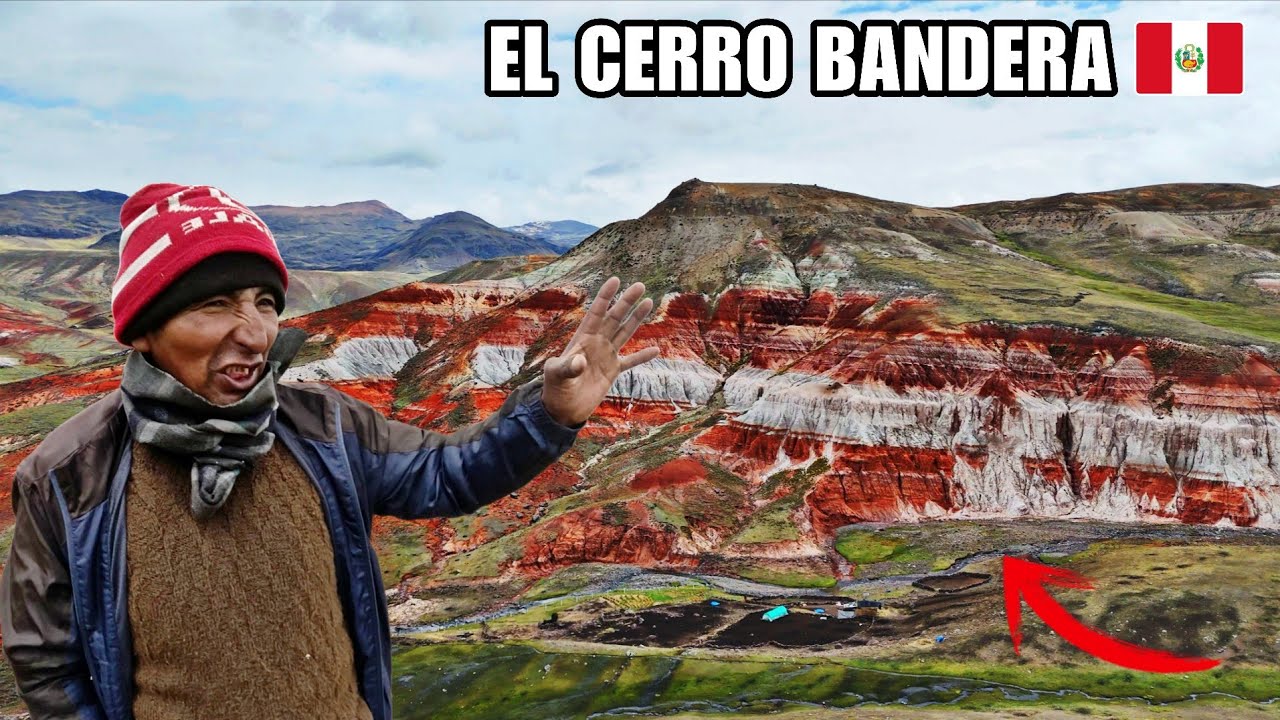 ¿Por qué esta montaña parece la BANDERA del PERÚ? 🇵🇪