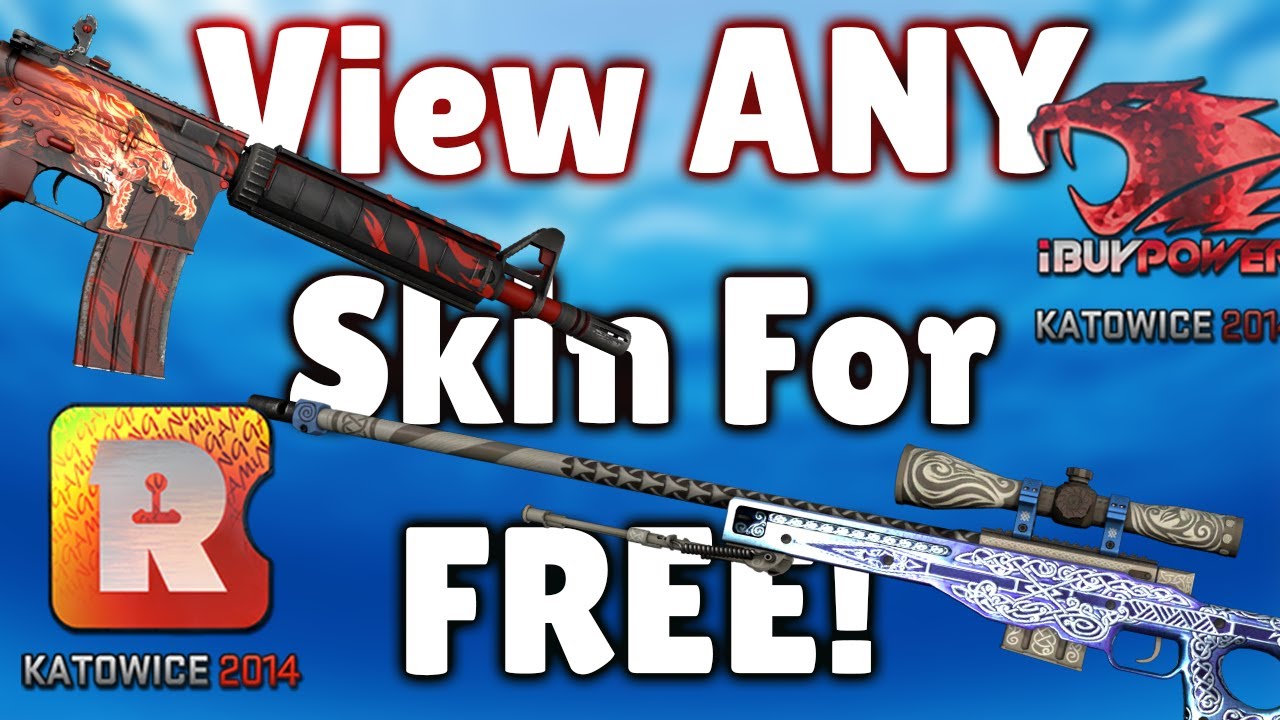 How To View Any Skin/Sticker For FREE In CSGO