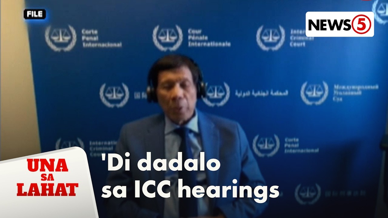 Ex-pres. Duterte, ayaw dumalo sa confirmation of charges hearing sa ICC | Una Sa Lahat