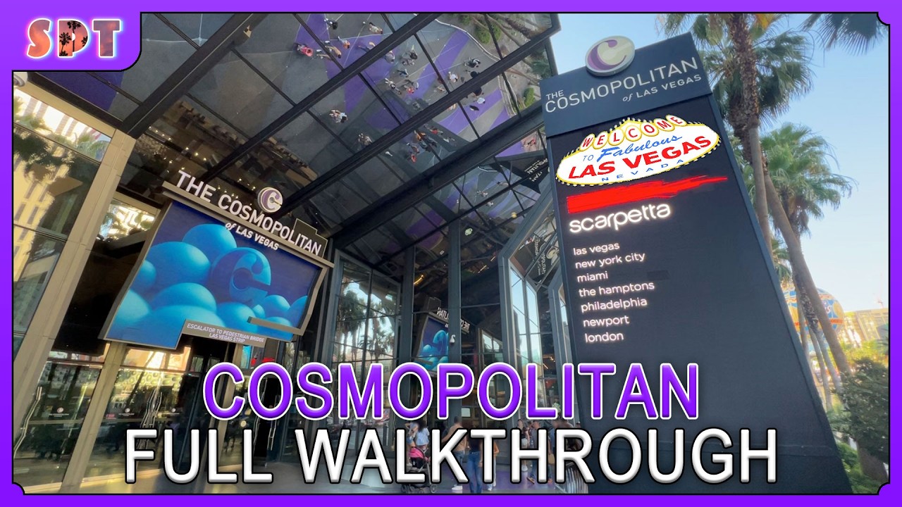 The Cosmopolitan Full Walkthrough including hidden lounges, pools, and tennis court
