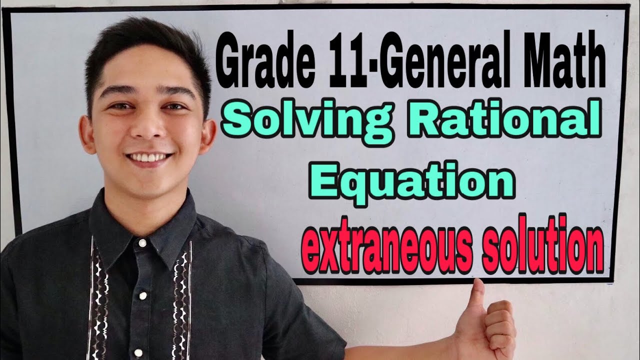 Решение рационального уравнения, приводящего к постороннему решению I Señor Pablo TV
