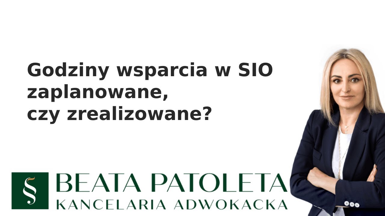 Godziny wsparcia - co wpisać w SIO? Godziny zapewnione, czy zrealizowane - opinia MEN