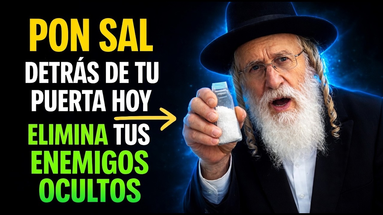 Si tienes ENEMIGOS ocultos, pon SAL detrás de tu puerta hoy
