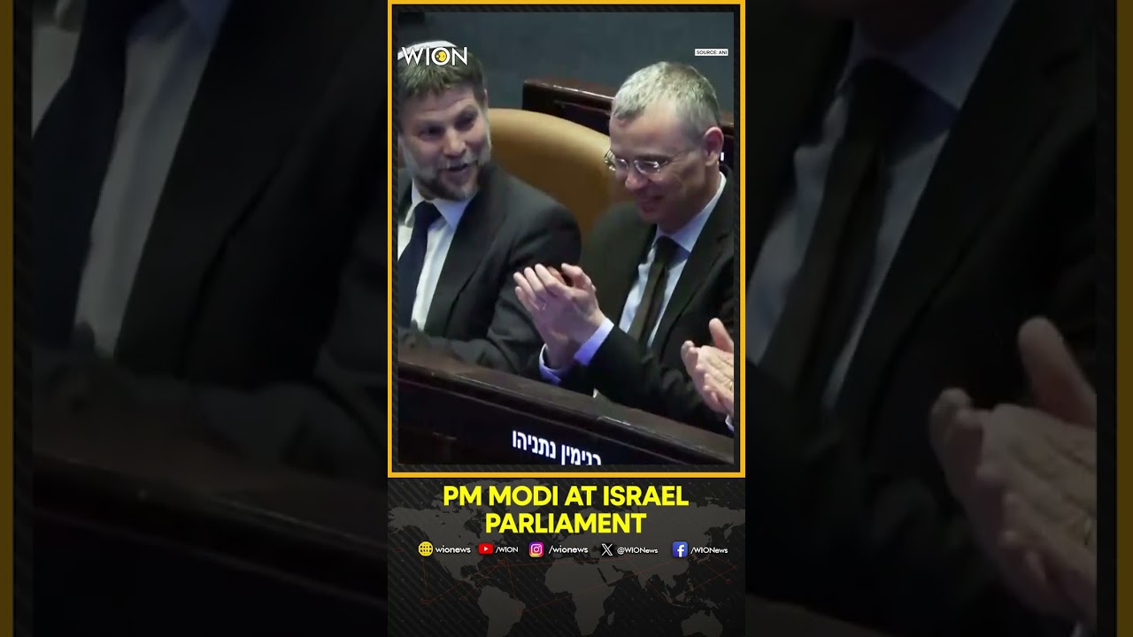 PM Modi Addresses Knesset, Marking Historic India-Israel Moment | WION SHORTS