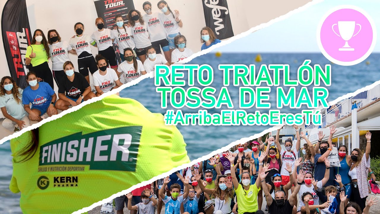 Reto TRIATLÓN Tossa de mar: #ArribaElRetoEresTú