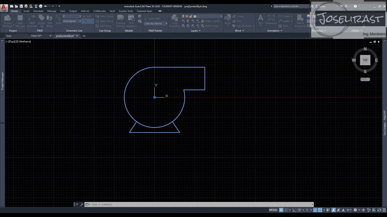 Autocad Plant 3d P&ID- ISA en proyecto Metrico