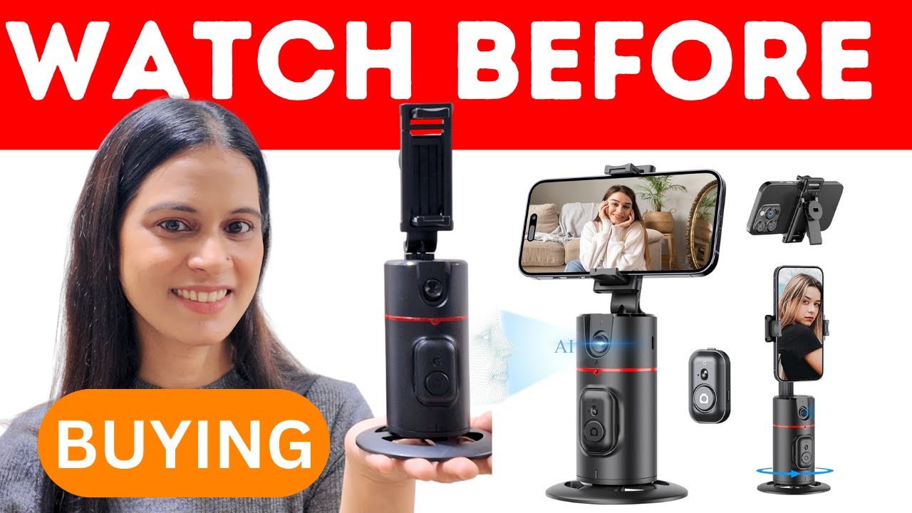 🤩WeCool Ai Powered Auto Face Tracking Tripod,360&deg; Rotation Mobile Holder ❤️🤯  WATCH BEFORE BUYING 😱