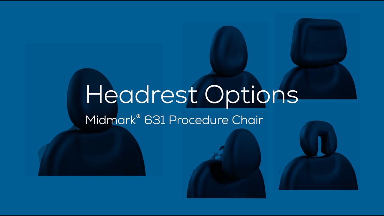 Midmark® 631 Procedure Chair: Headrest Options