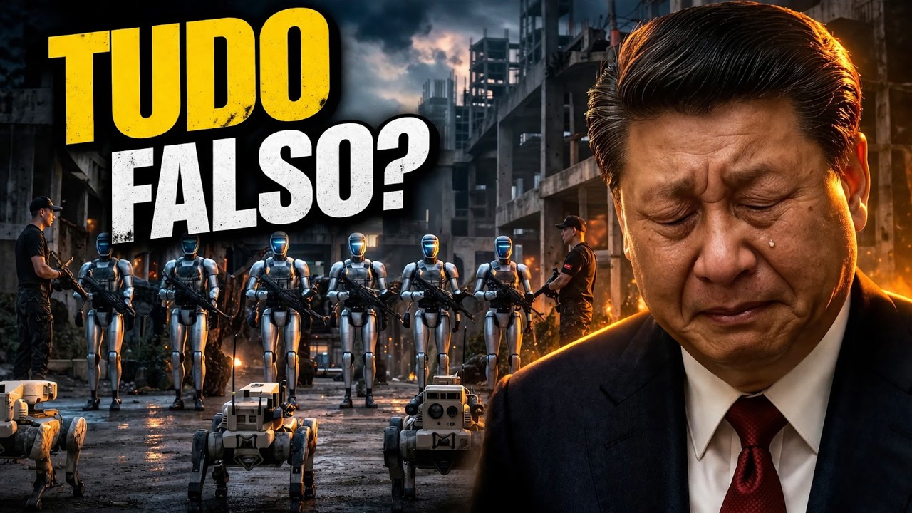 Vai mudar o mundo: China mostrou seu exercito de humanoides? IA se comportando como ser biológico