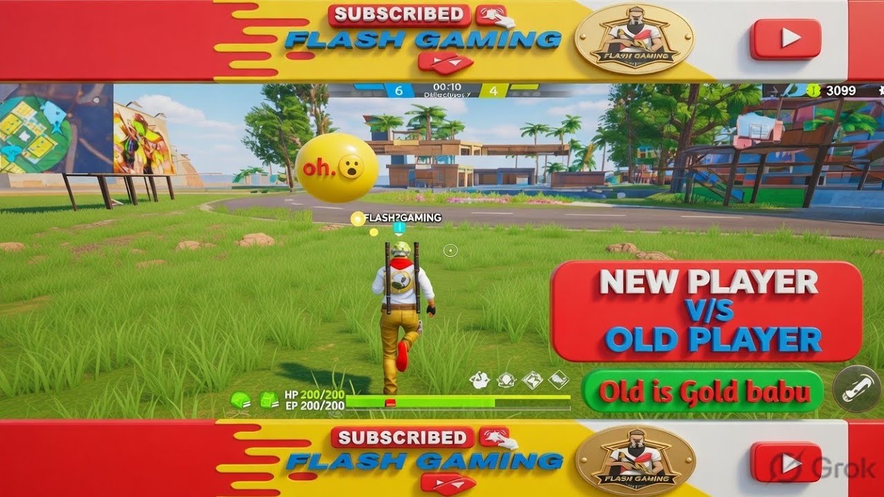 New player V/S old player | old is gold | Free Fire video