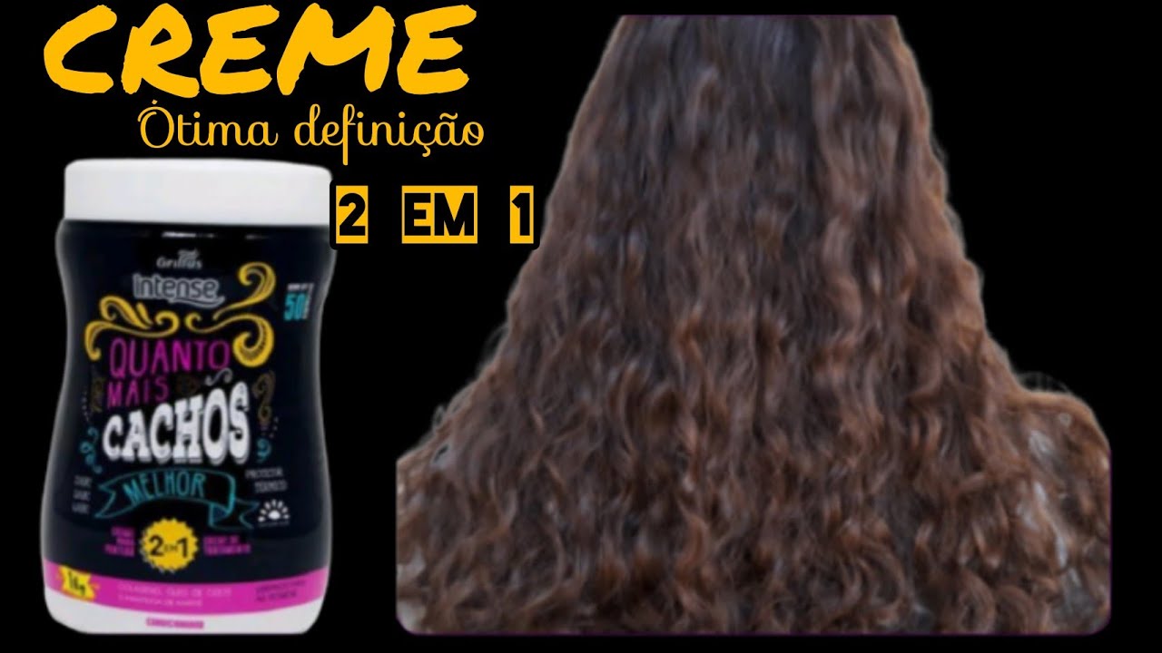 Creme de Pentear 2 em 1 Quanto Mais Cachos Melhor Griffus intense 1kilo #cremedepentear #cachos