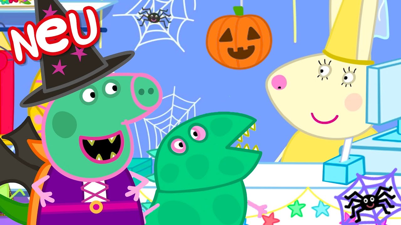 Peppa-Wutz-Geschichten | Einkaufen für Peppa's Haunted Halloween Kostüm! | Videos für Kinder
