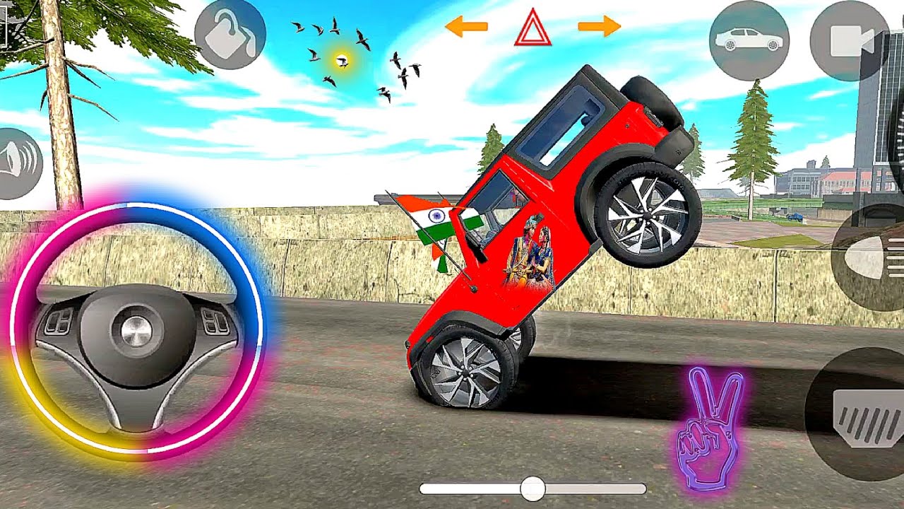Dollar 💵 💰  Modified Mahindra Thar😈 || Indian Car Simulator 3D || Android Gameplay🥶🥶