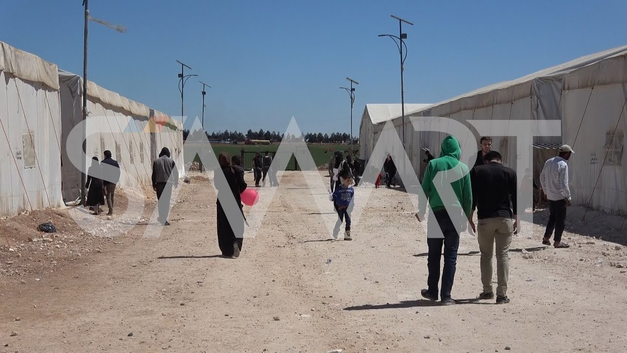 استقبال 1145 شخص من مهجري مدينة دوما في مركز إيواء مؤقت شمال حلب