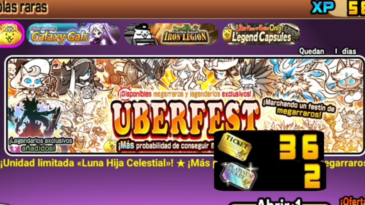 Megarraros Banner/Gacha UBERFETS| THE BATTLE CATS