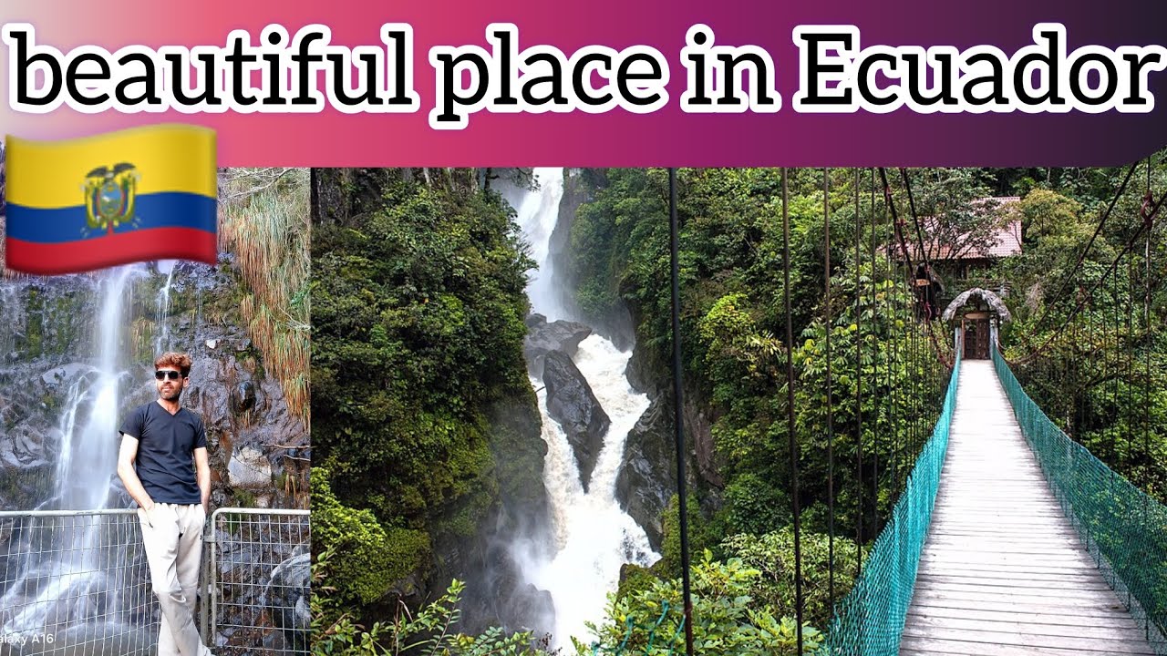 Beautiful place in Ecuador // waterfall in Ecuador quito